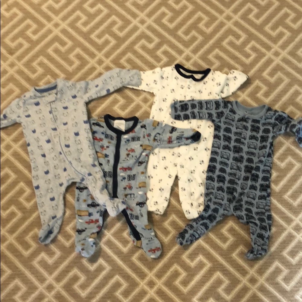 Four Onesies for Baby Boys